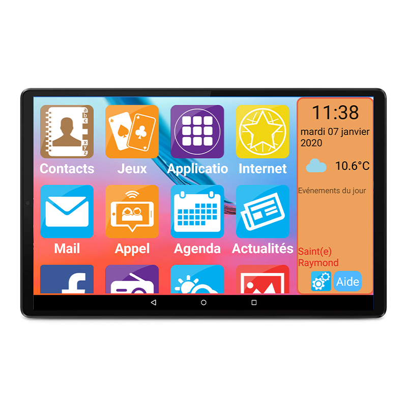 Ecran d'une tablette