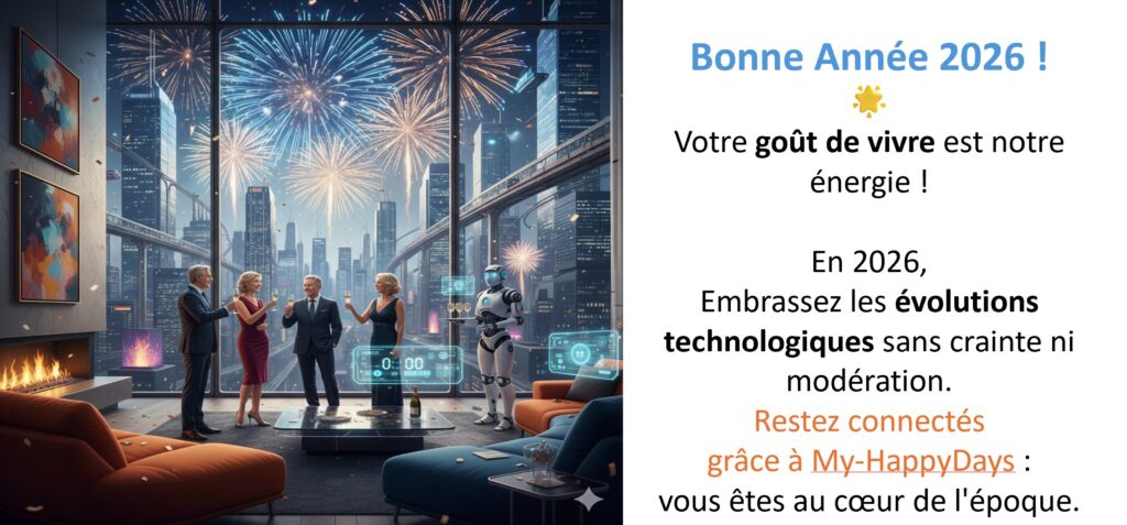 Carte de voeux inspirante de My HappyDays