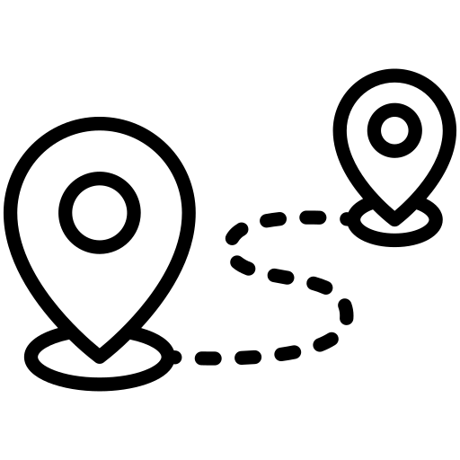 icône itinéaire